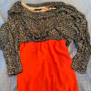 THML one piece two tone dress